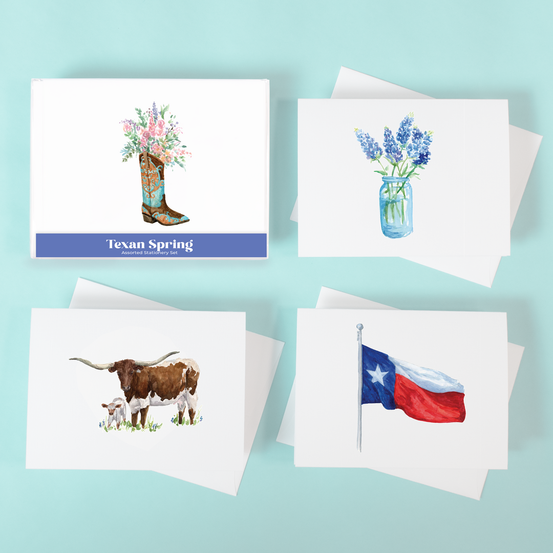 Texas Spring Assorted Stationery Set