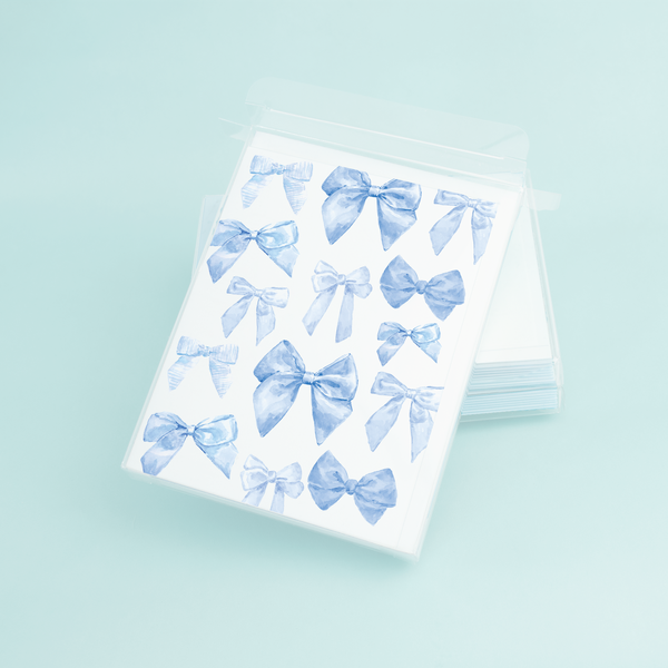 Blue Bow Card Blue Bow Card