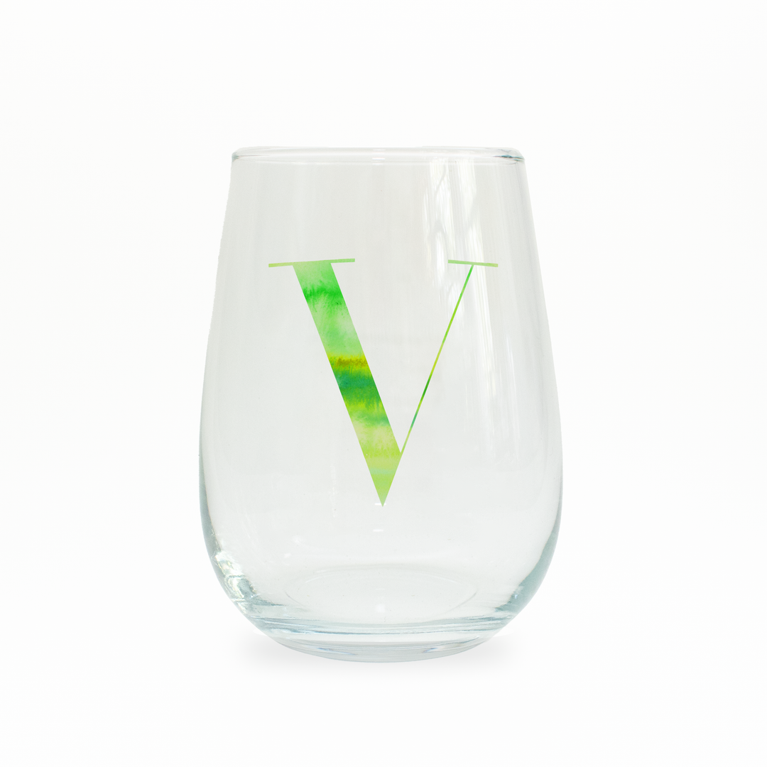 V Monogram Stemless Wine Glass