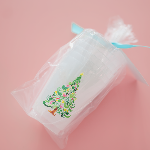 Pack of Christmas Tree Cups