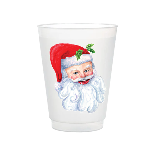 Santa Frosted Cups