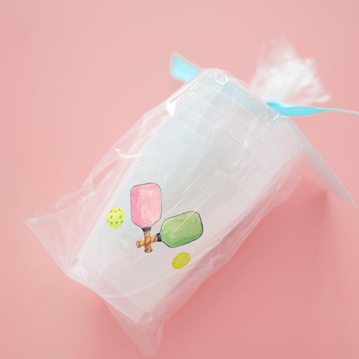 Bag of pickleball cups