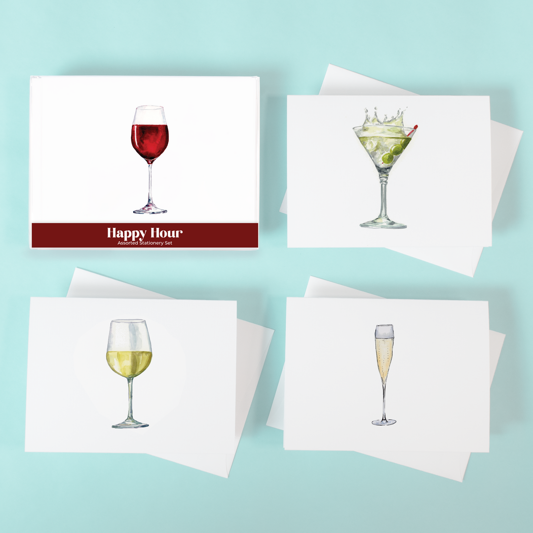 Happy Hour Assorted Stationery Set