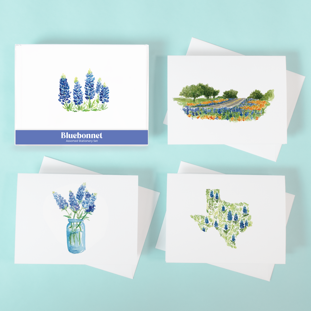 Bluebonnet Assorted Stationery Set