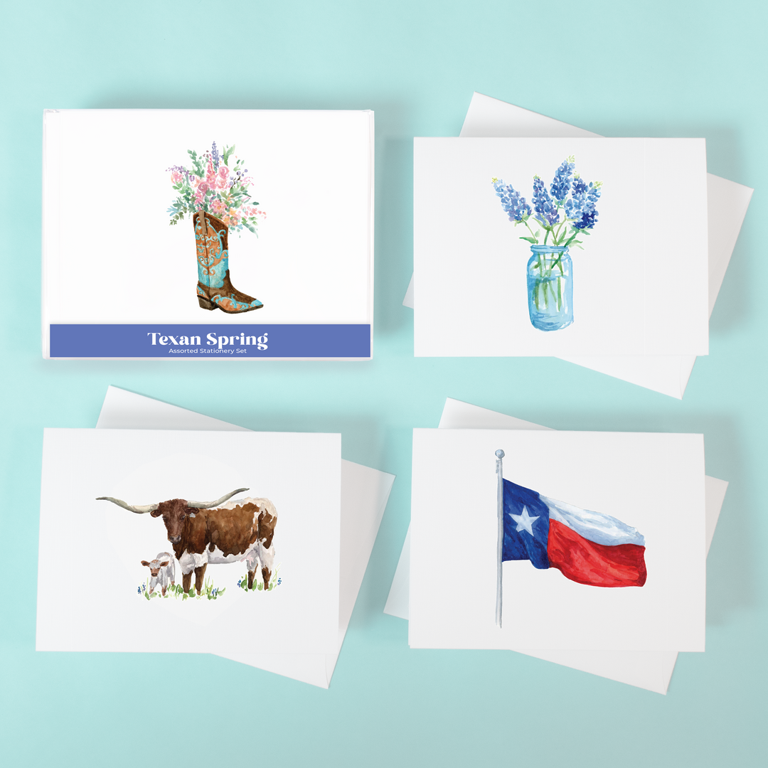 Texas Spring  Assorted Stationery Set