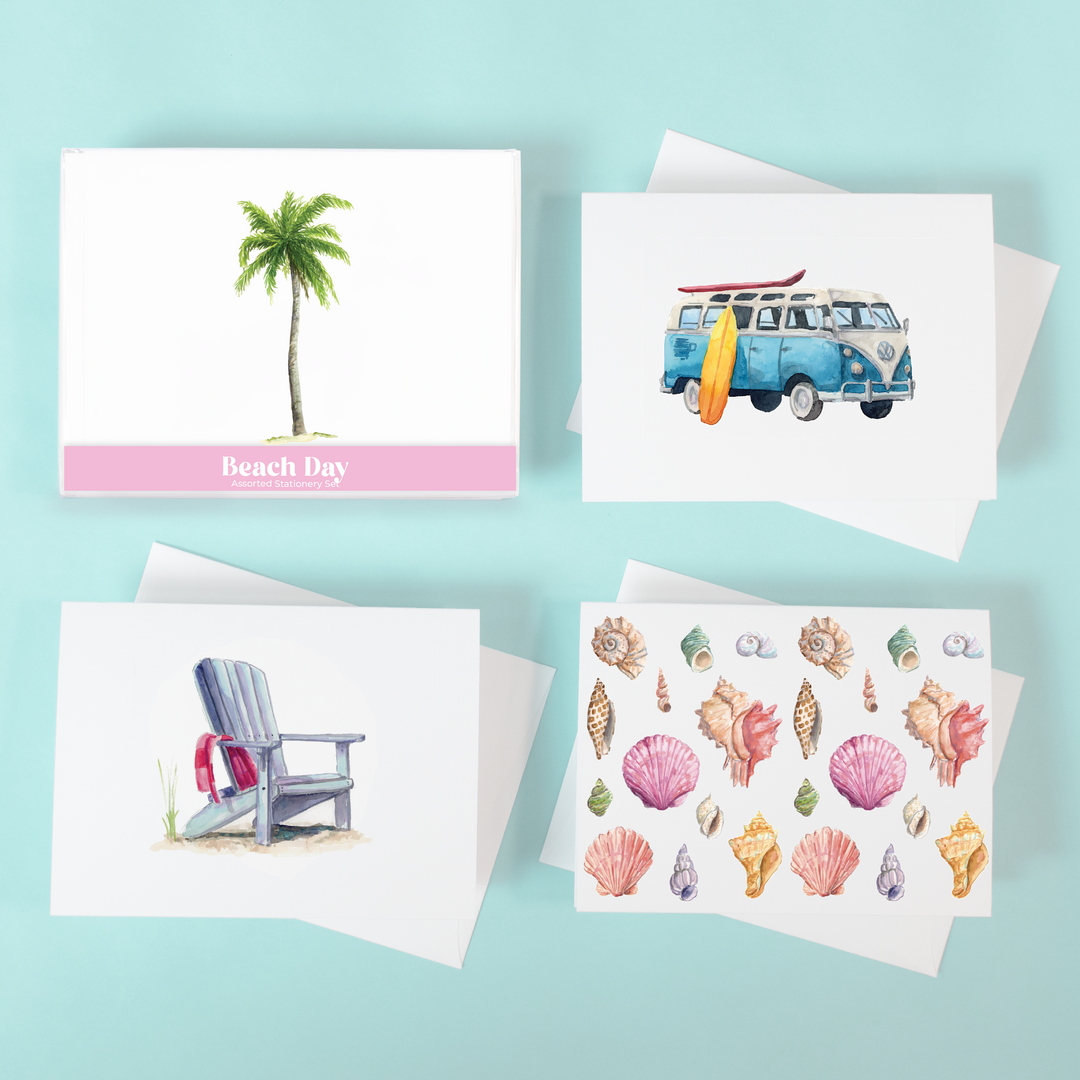 Beach Day Assorted Stationery Set