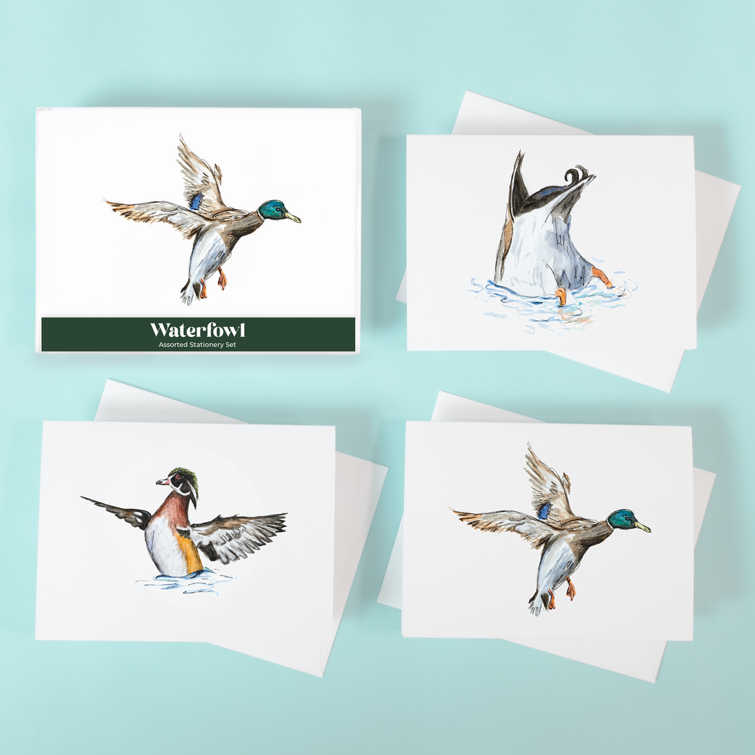 Waterfowl Assorted Stationery Set