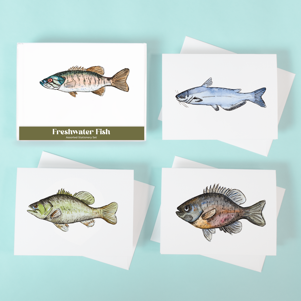 Freshwater Fish Assorted Stationery Set