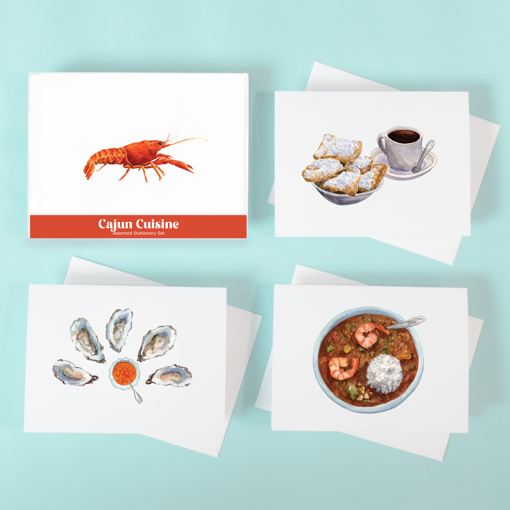 Cajun Cuisine Assorted Stationery Set