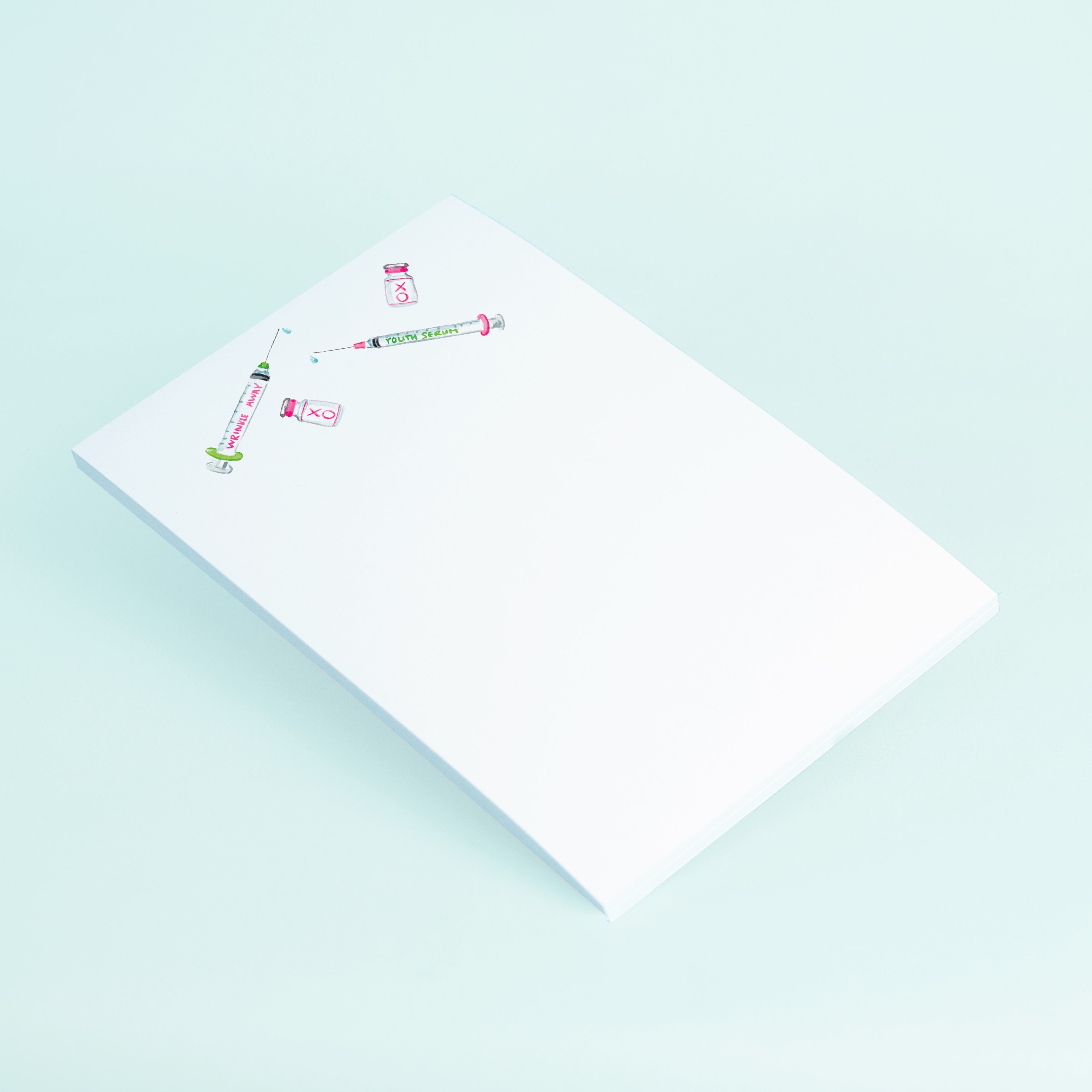 Botox Note Pad Botox Needles Notepad – Taylor Paladino