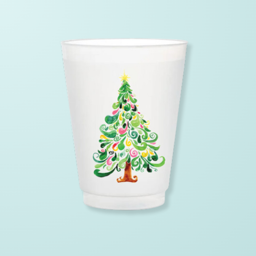 Whimsy Tree Frosted Cup