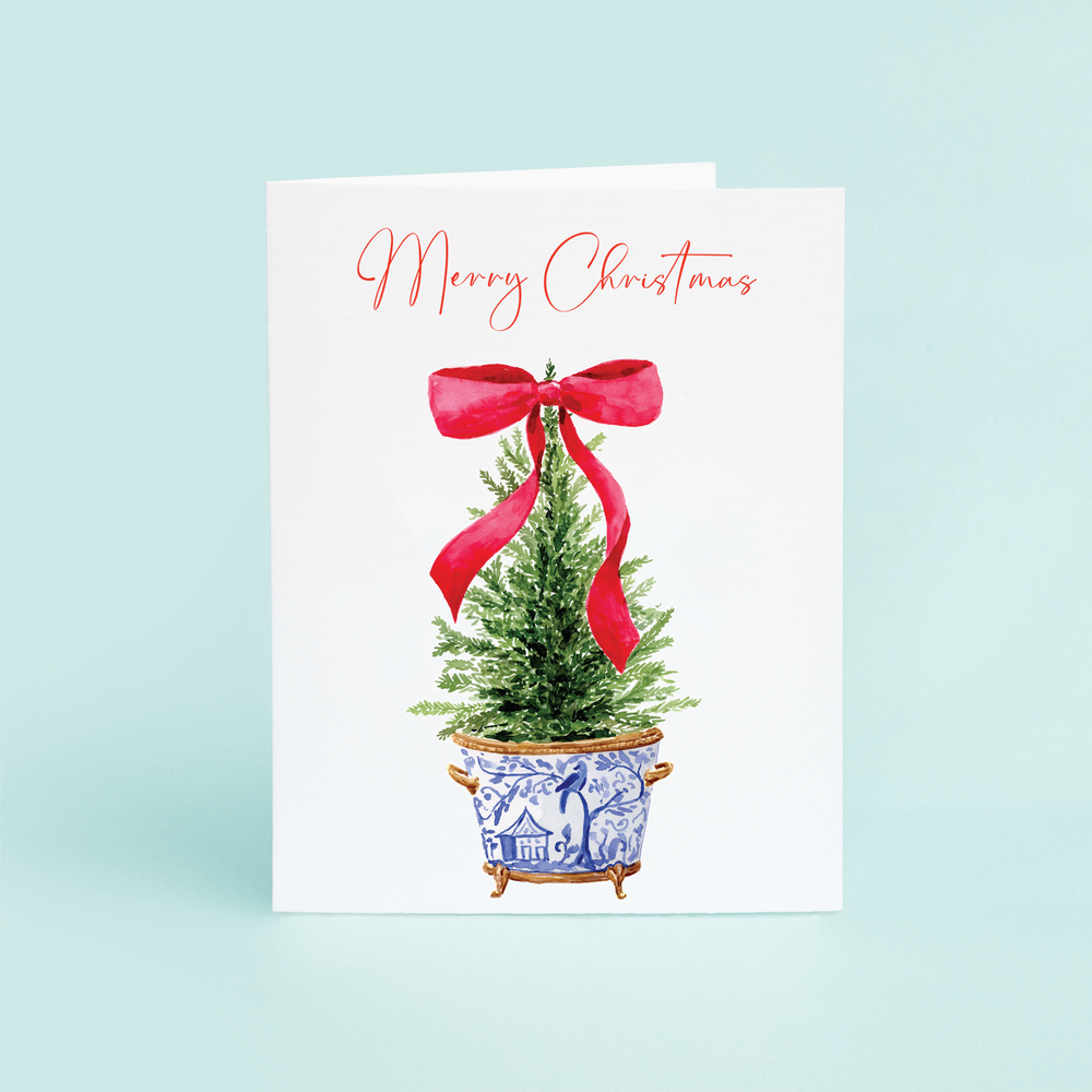 Ginger Pot "Merry Christmas"