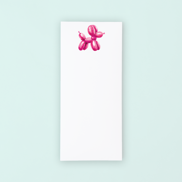 Balloon Animal Lists Pad