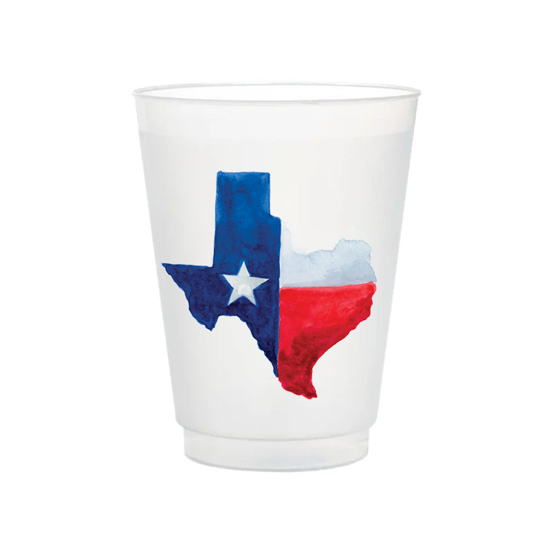State of Texas Frosted Cups – Taylor Paladino