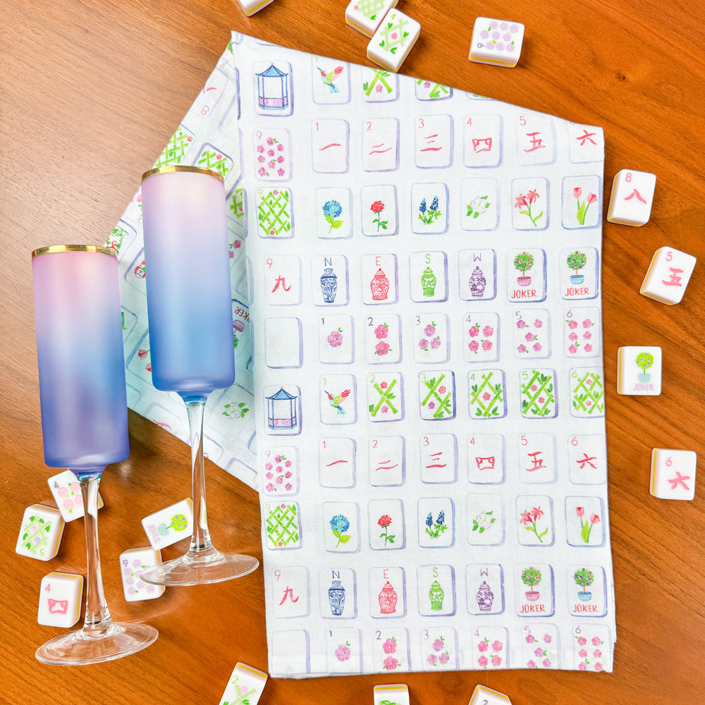 Mahjong Tea Towel