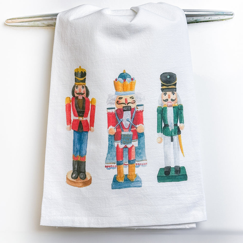 Nutcracker Drummers Tea Towel