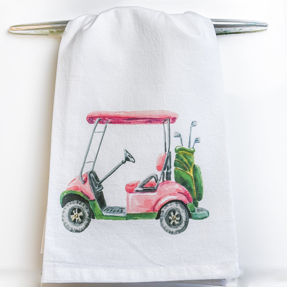 Golf Cart Tea Towel