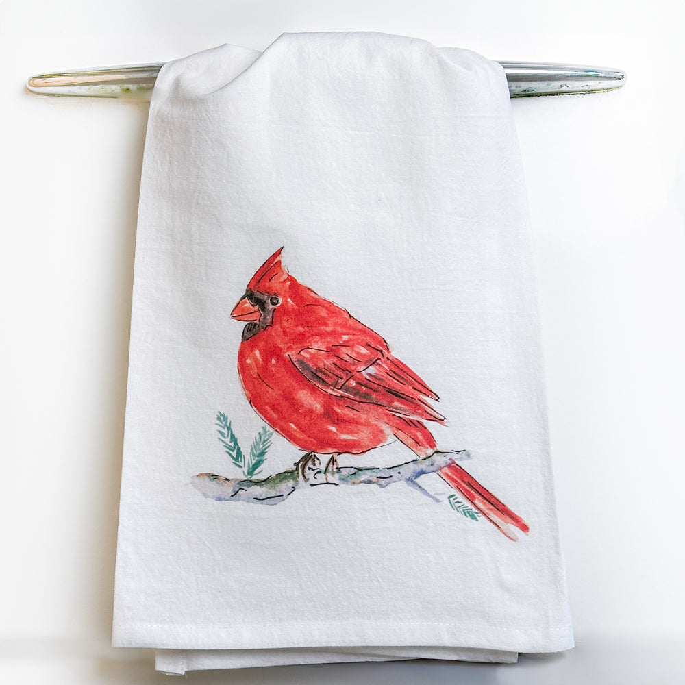 Cardinal Tea Towel