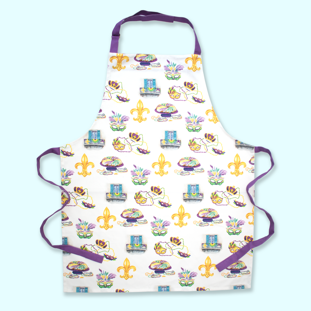 Mardi Gras Apron