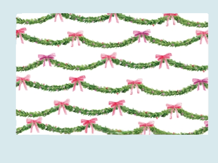 Pink Garland Placemat