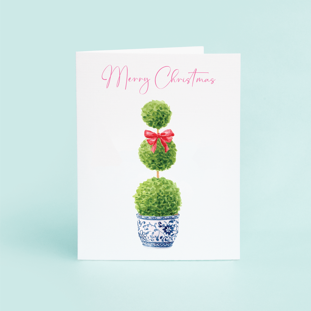 
                      
                        Christmas Topiary "Merry Christmas"
                      
                    