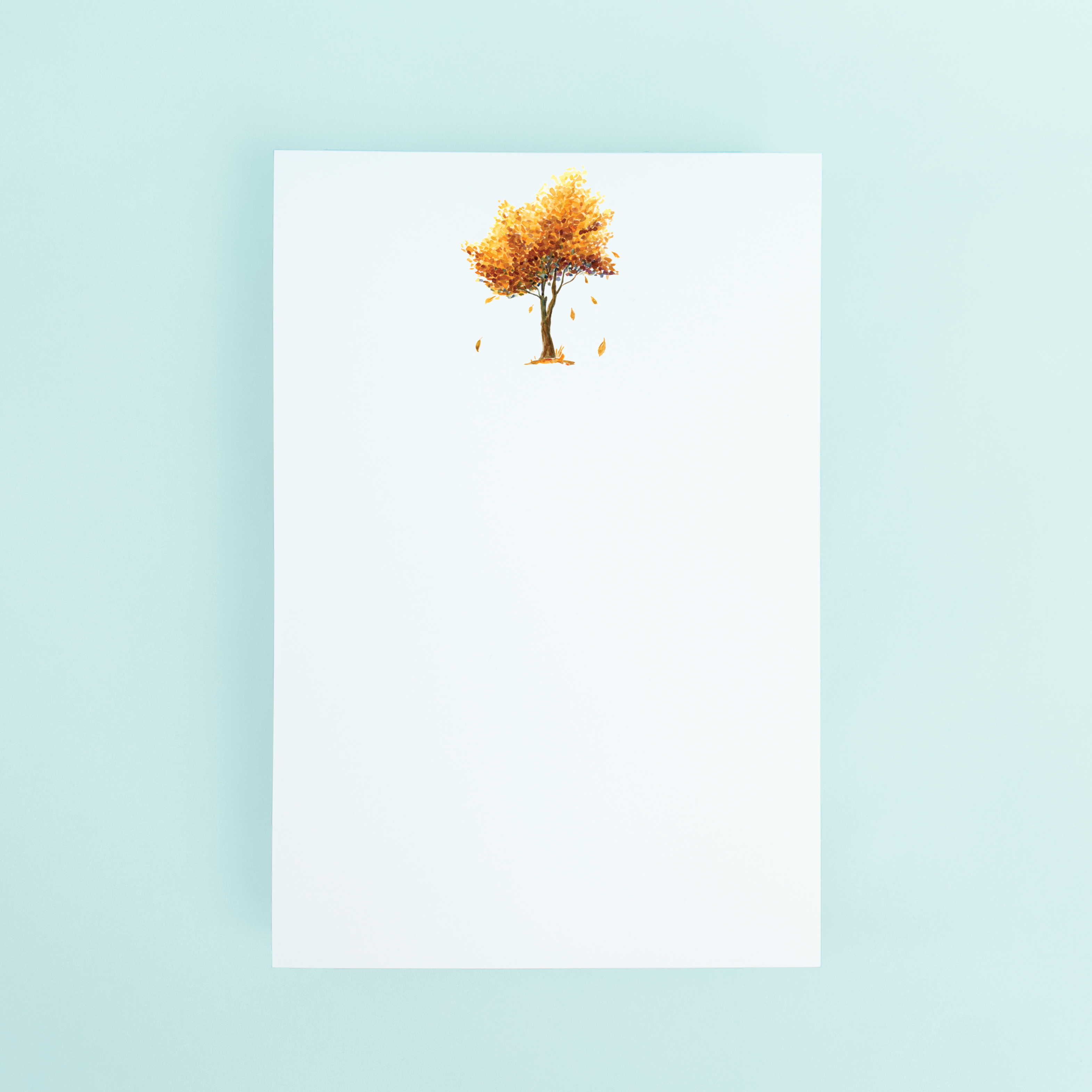 Autumn Tree Notepad | Watercolor Art – Taylor Paladino