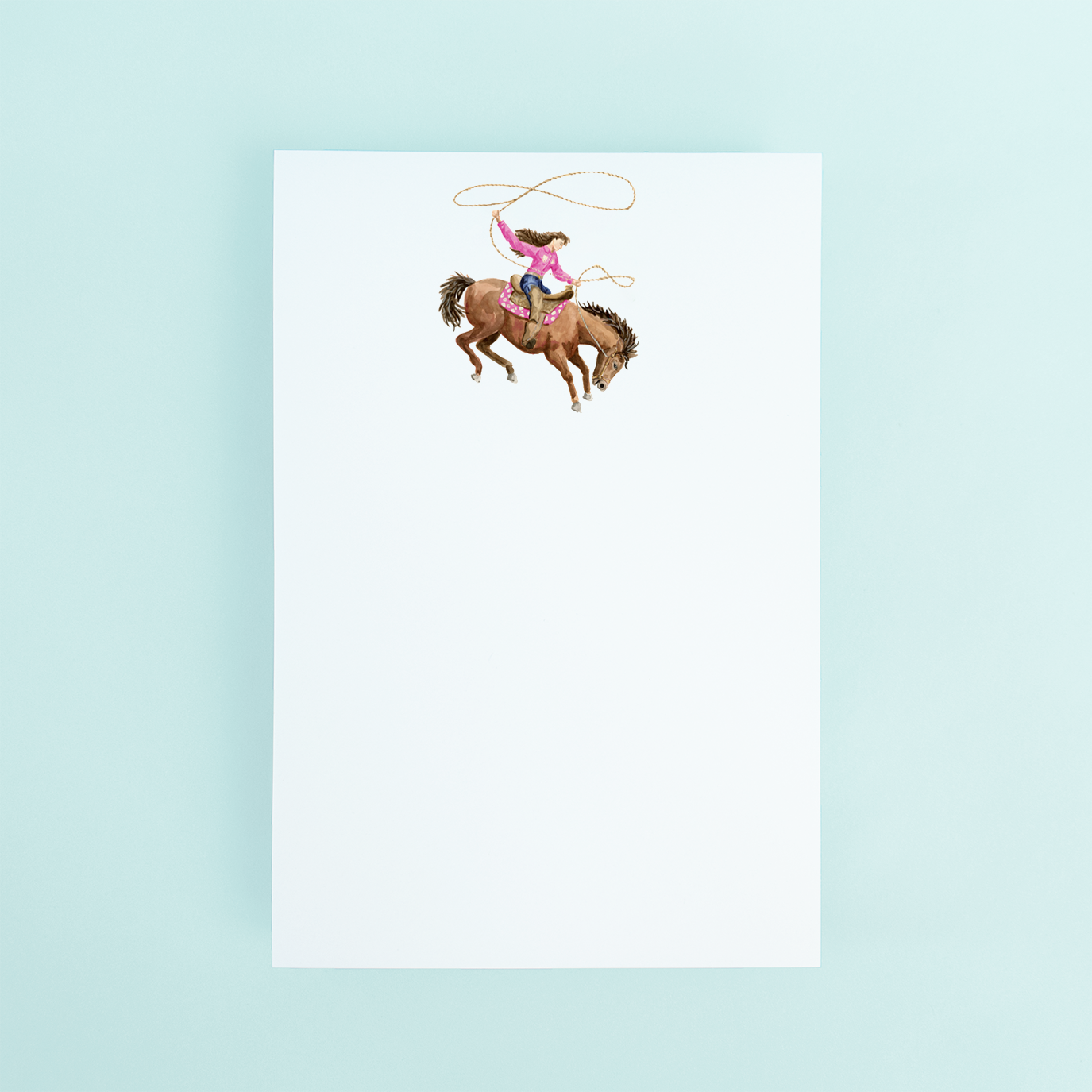 Cowgirl Notepad | Western Stationery – Taylor Paladino
