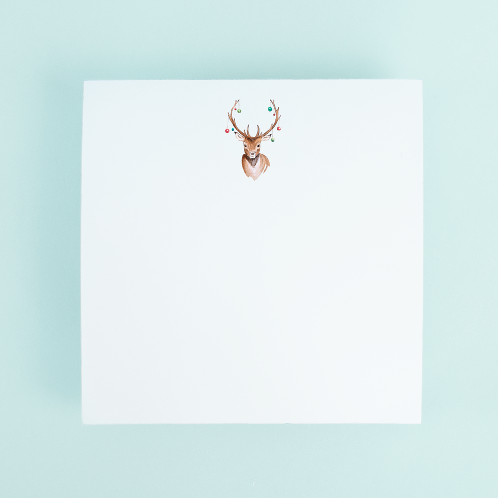 Christmas Deer Square Desk Set