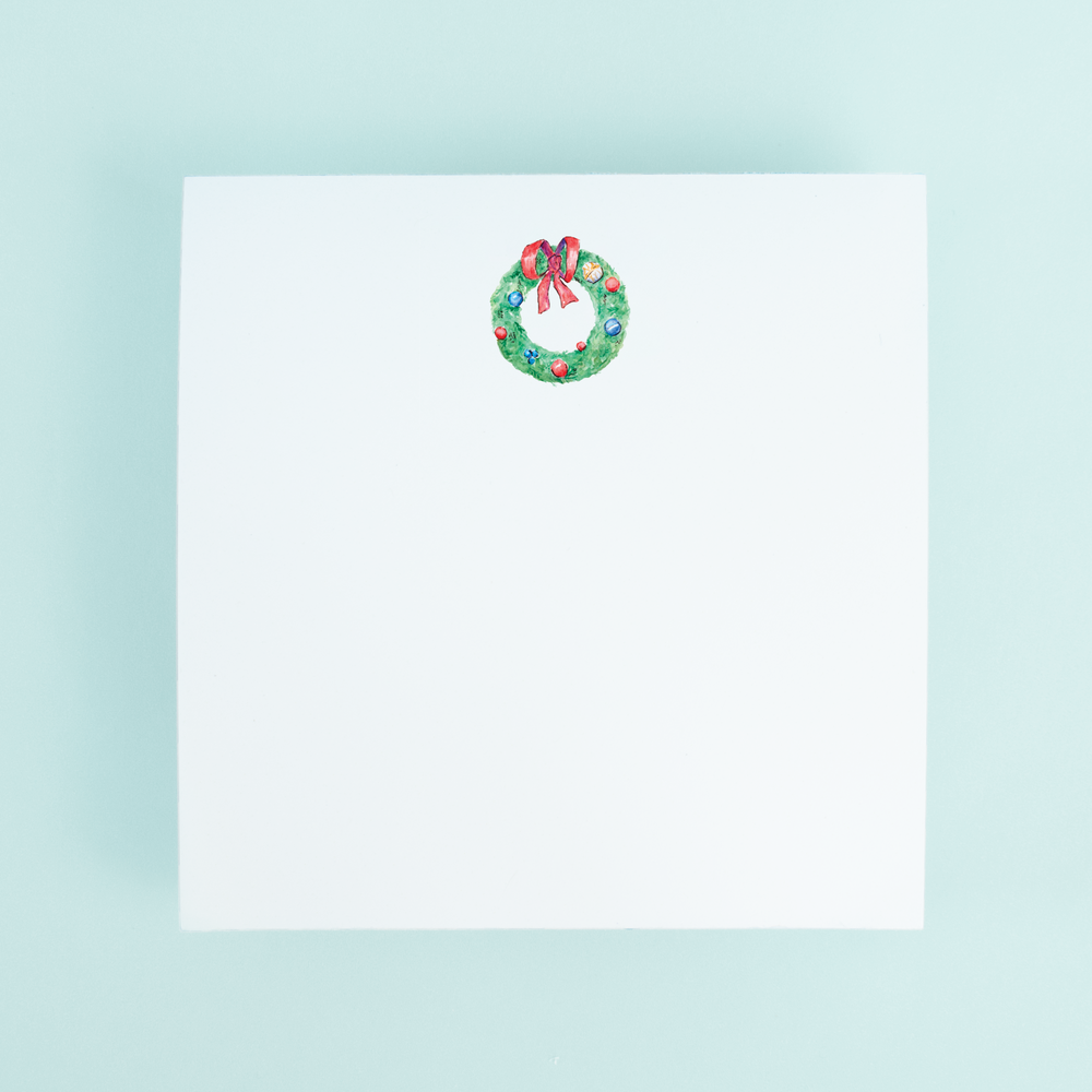 Christmas Wreath Square Desk Set