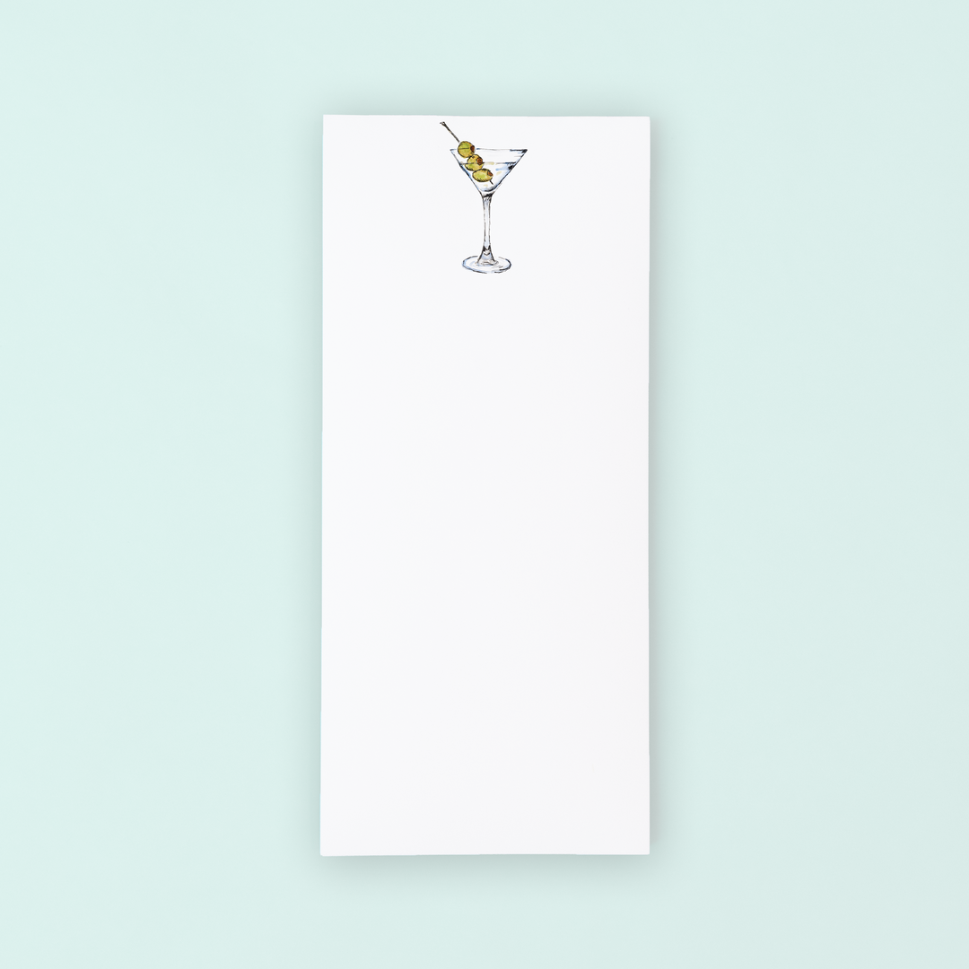 Martini Lists Pad Taylor Paladino