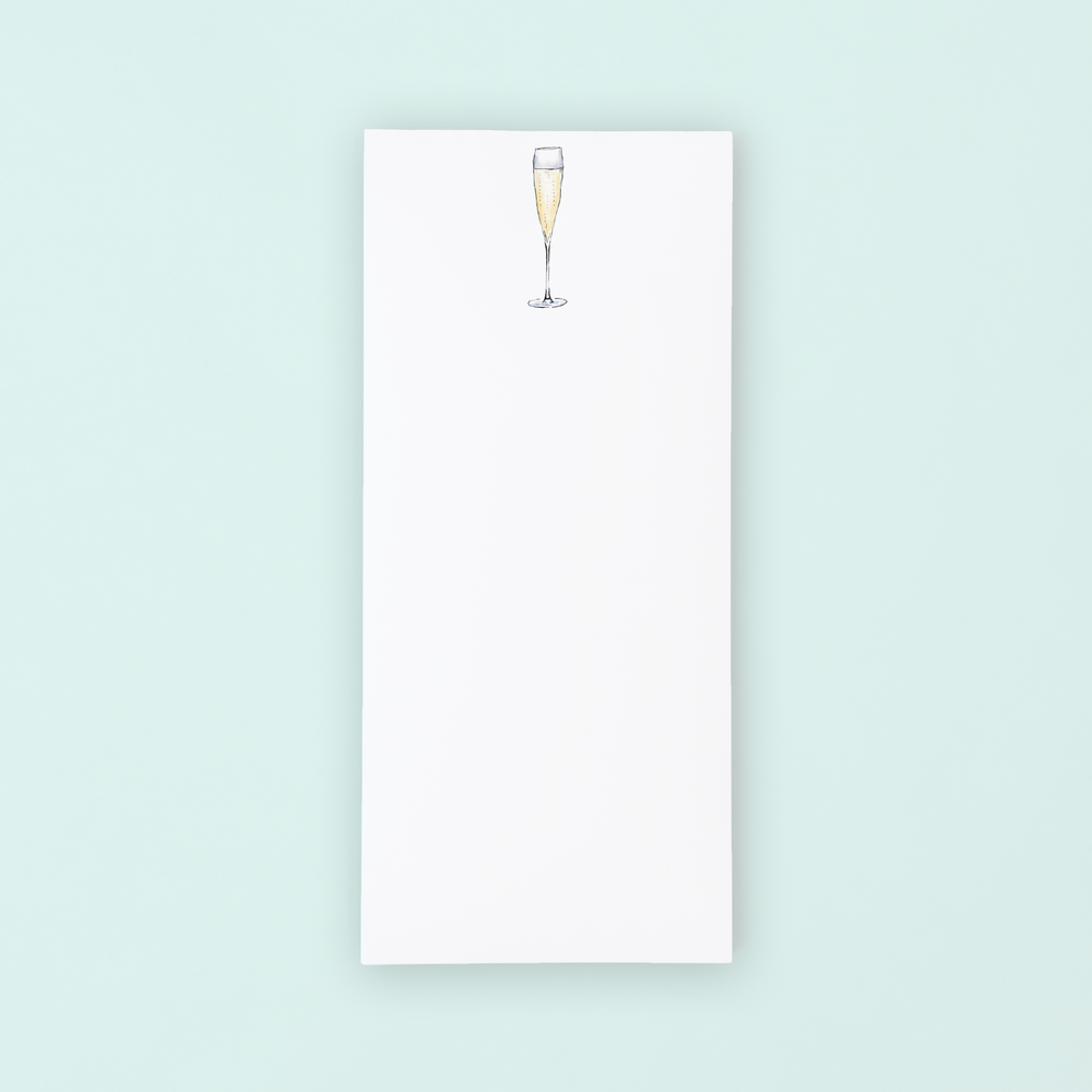 Champagne Flute  Lists Pad