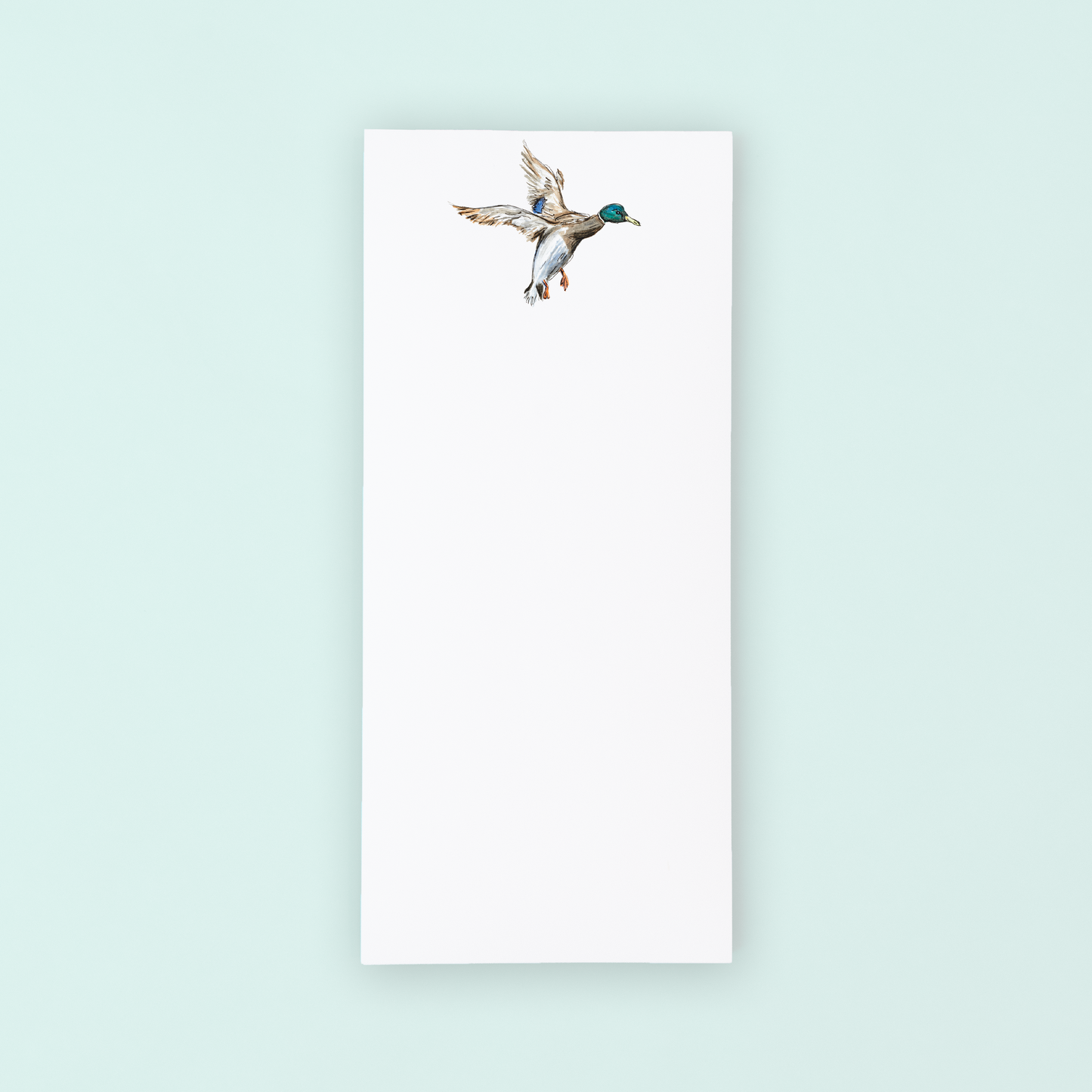 Mallard Duck in Flight  Lists Pad