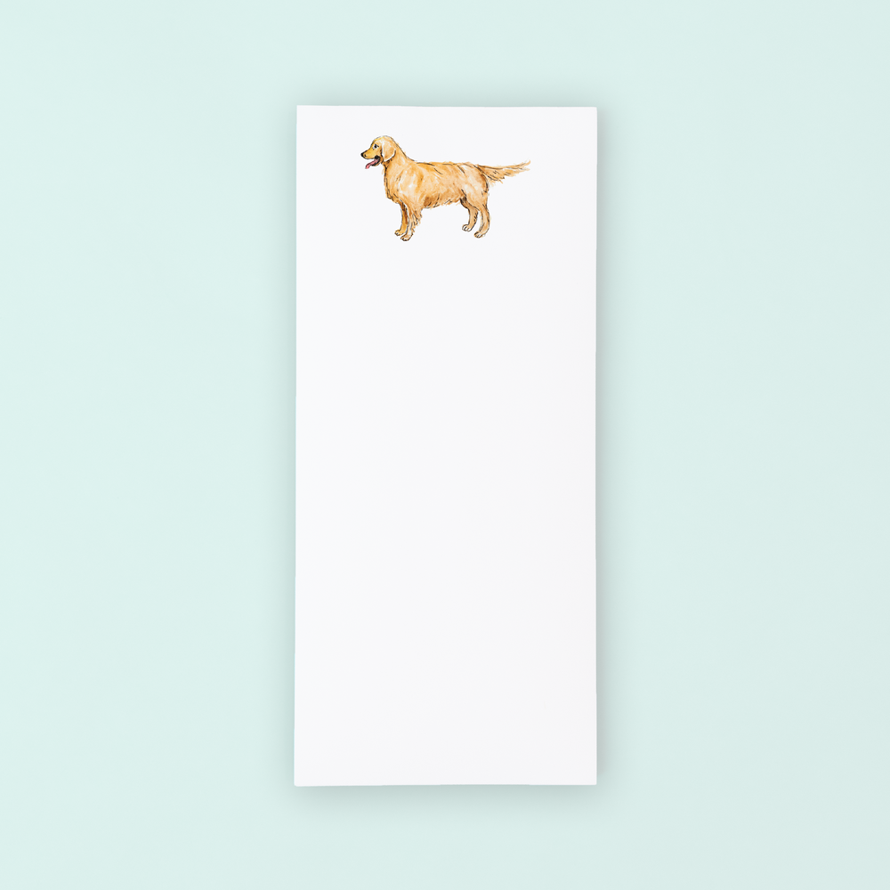 Golden Retriever  Lists Pad