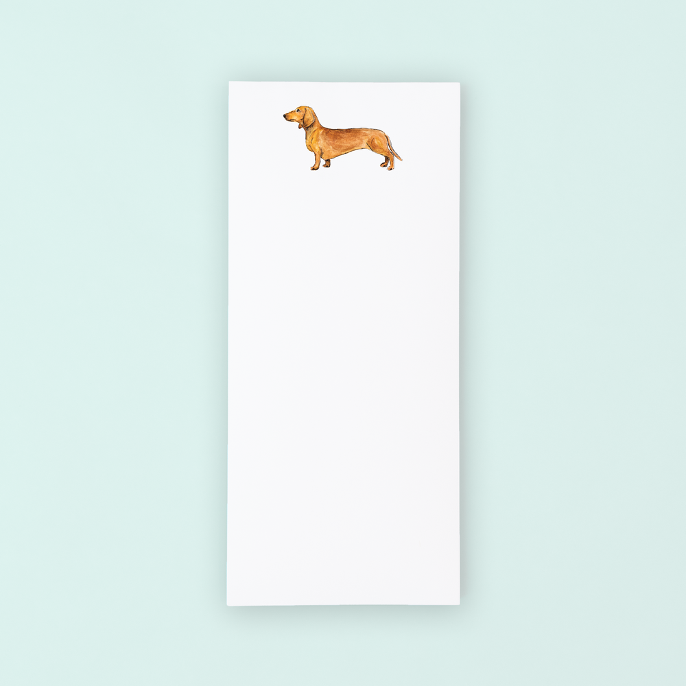 Dachshund Lists Pad