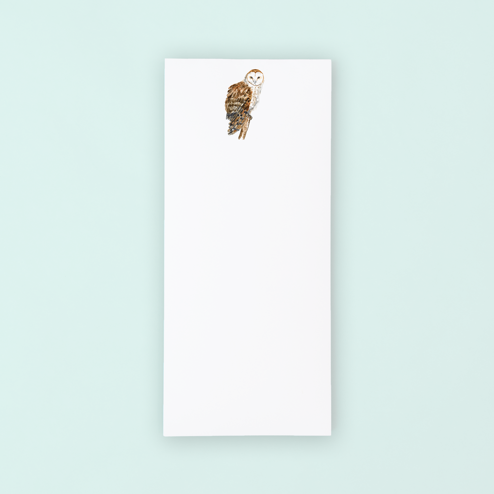 Barn Owl Lists Pad