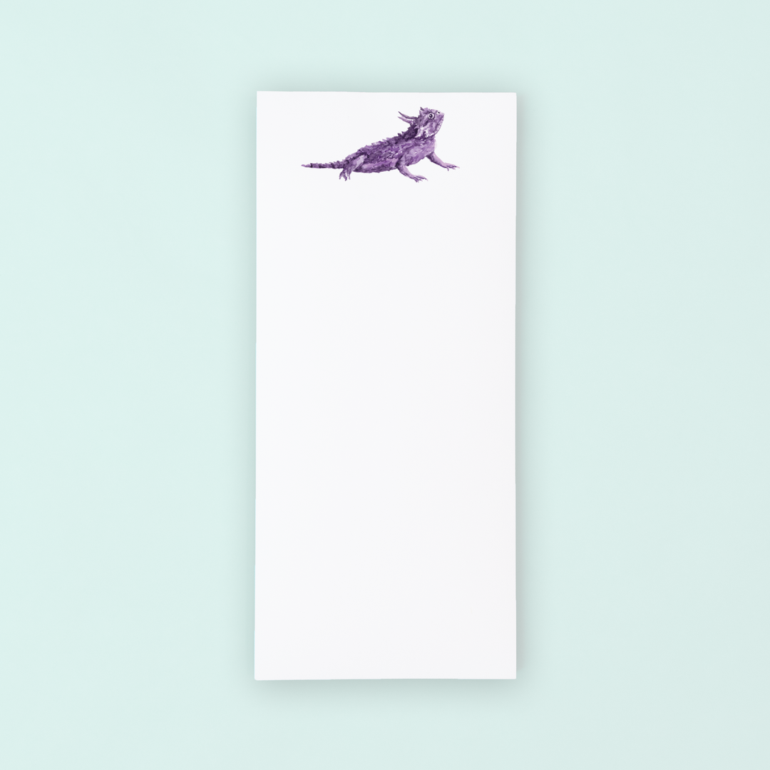 Purple Horned Frog Lists Pad
