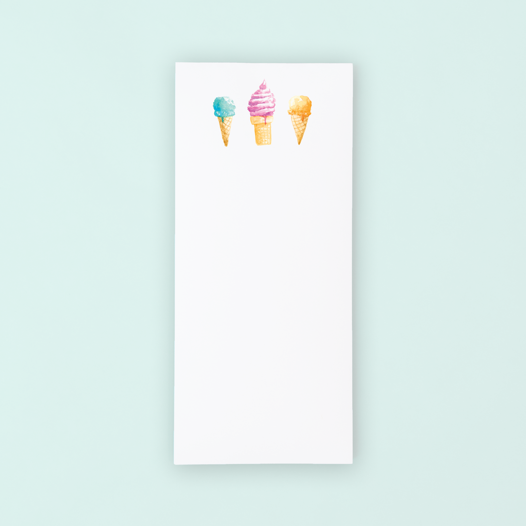 Ice Cream Cones  Lists Pad