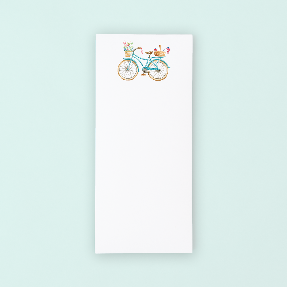 Patriotic Bike  Lists Pad