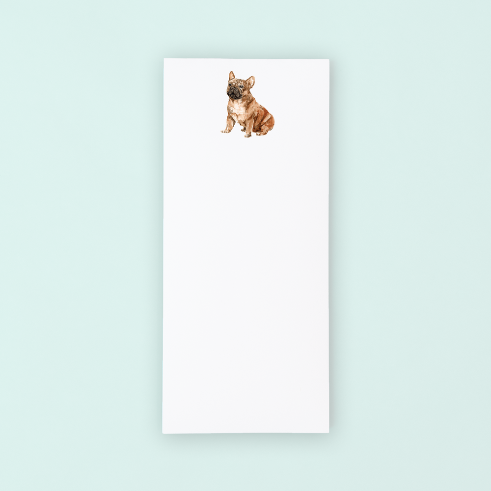 French Bulldog Lists Pad