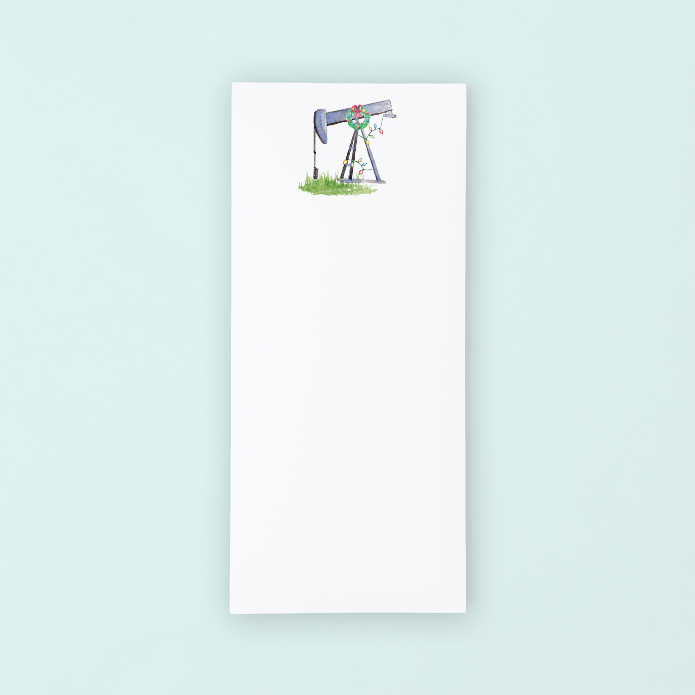 Christmas Pumpjack  Lists Pad