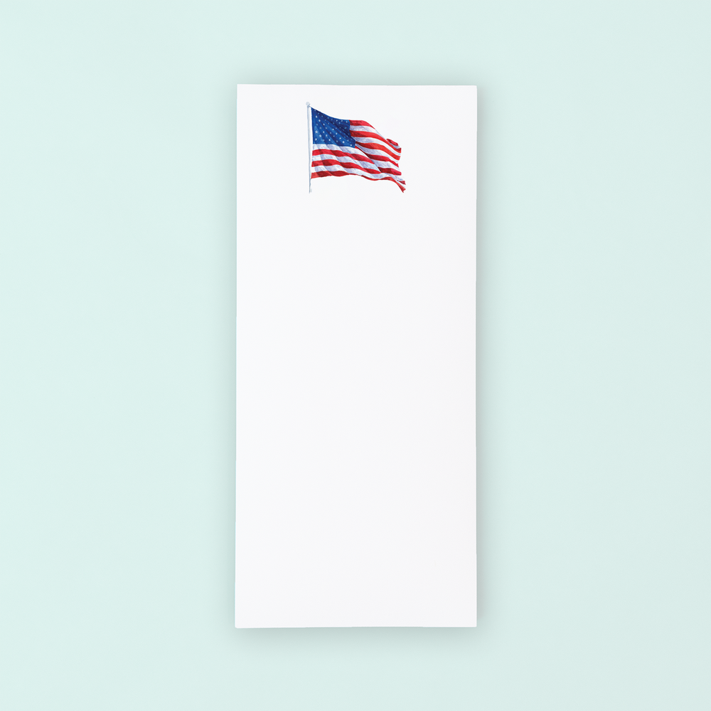 American Flag Lists Pad