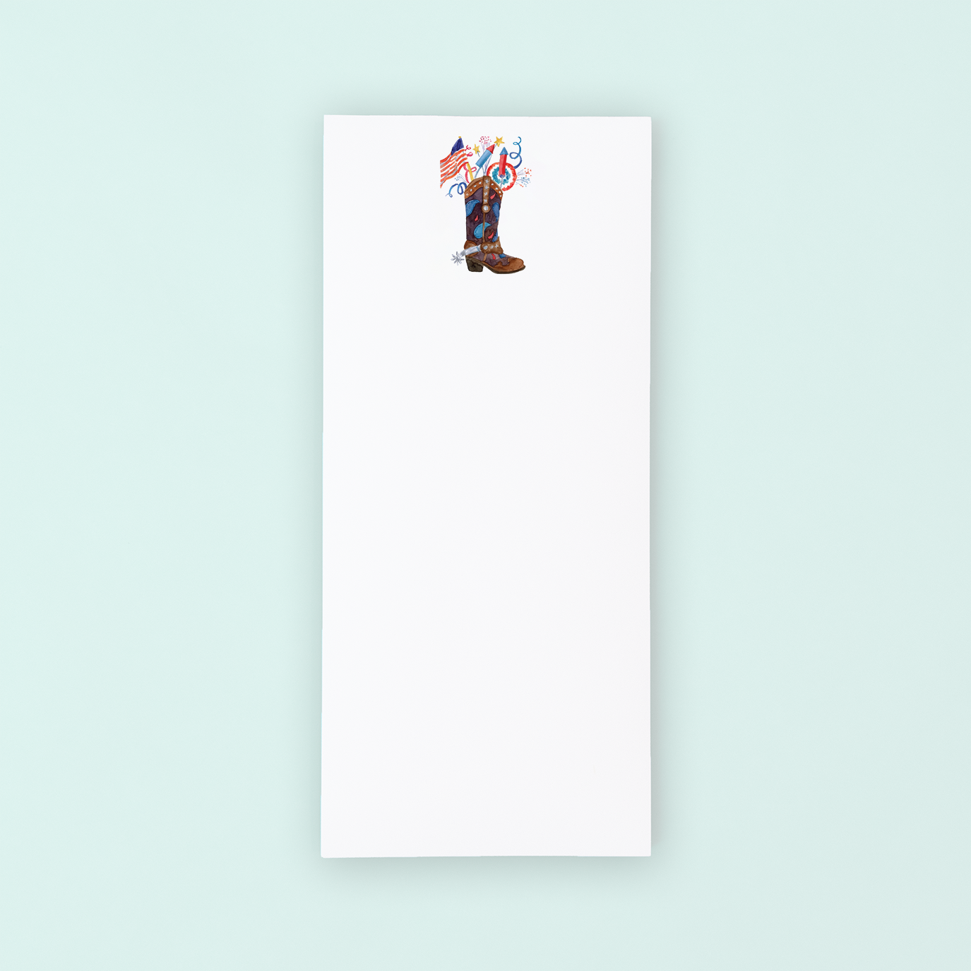 Patriotic Boot  Lists Pad