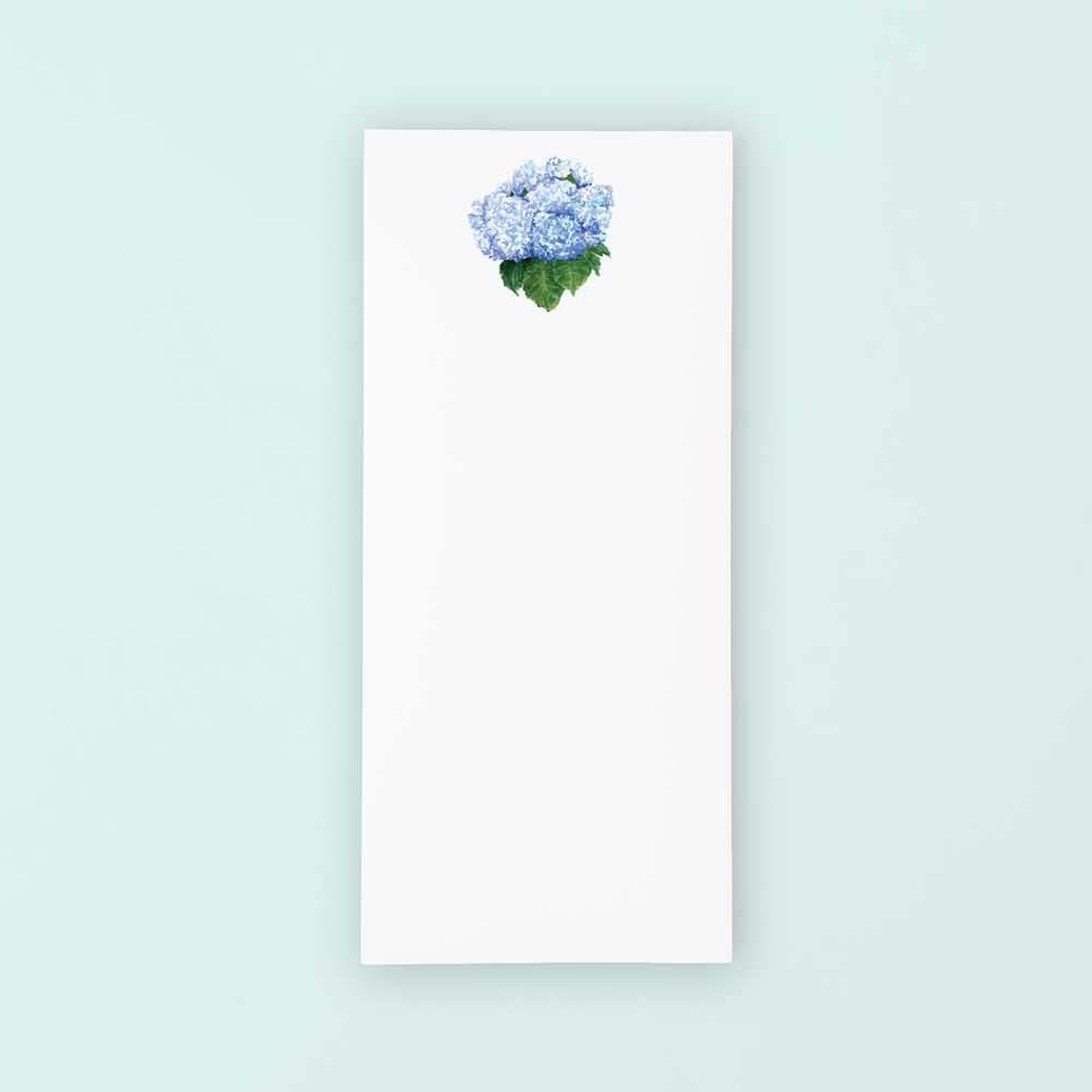 Blue Hydrangea Lists Pad