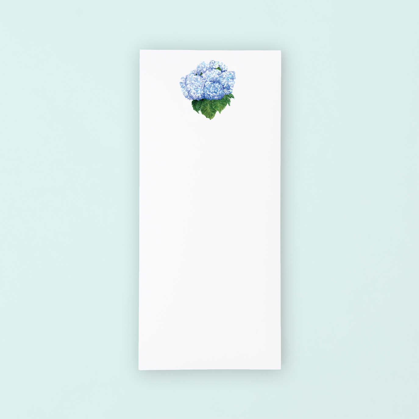 Blue Hydrangea Lists Pad