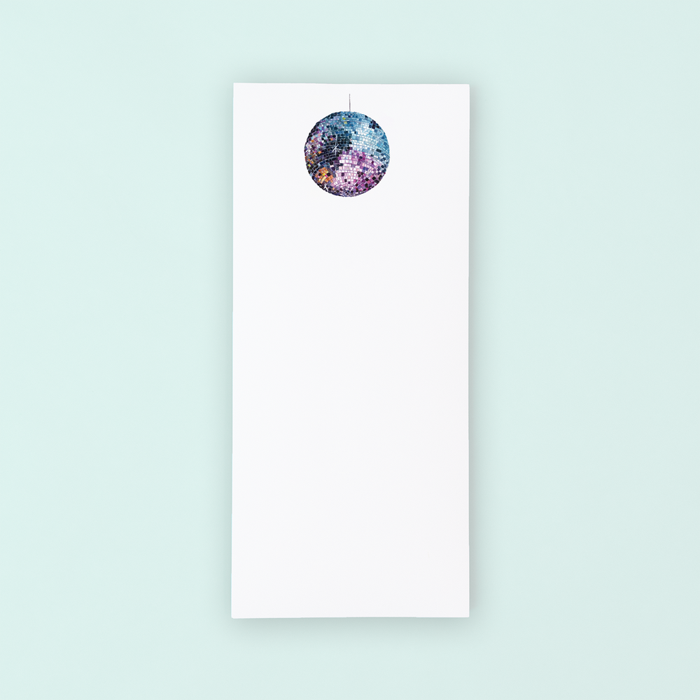 Disco Ball  Lists Pad