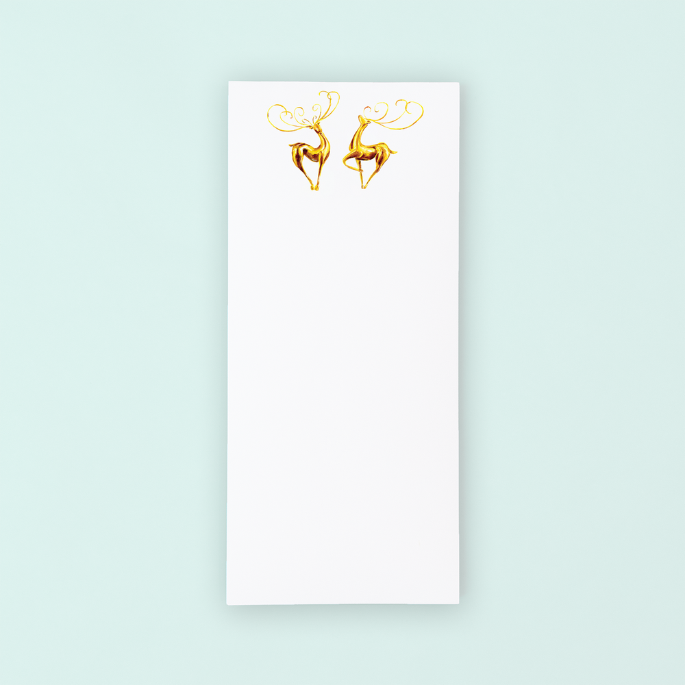 Gold Deer Lists Pad