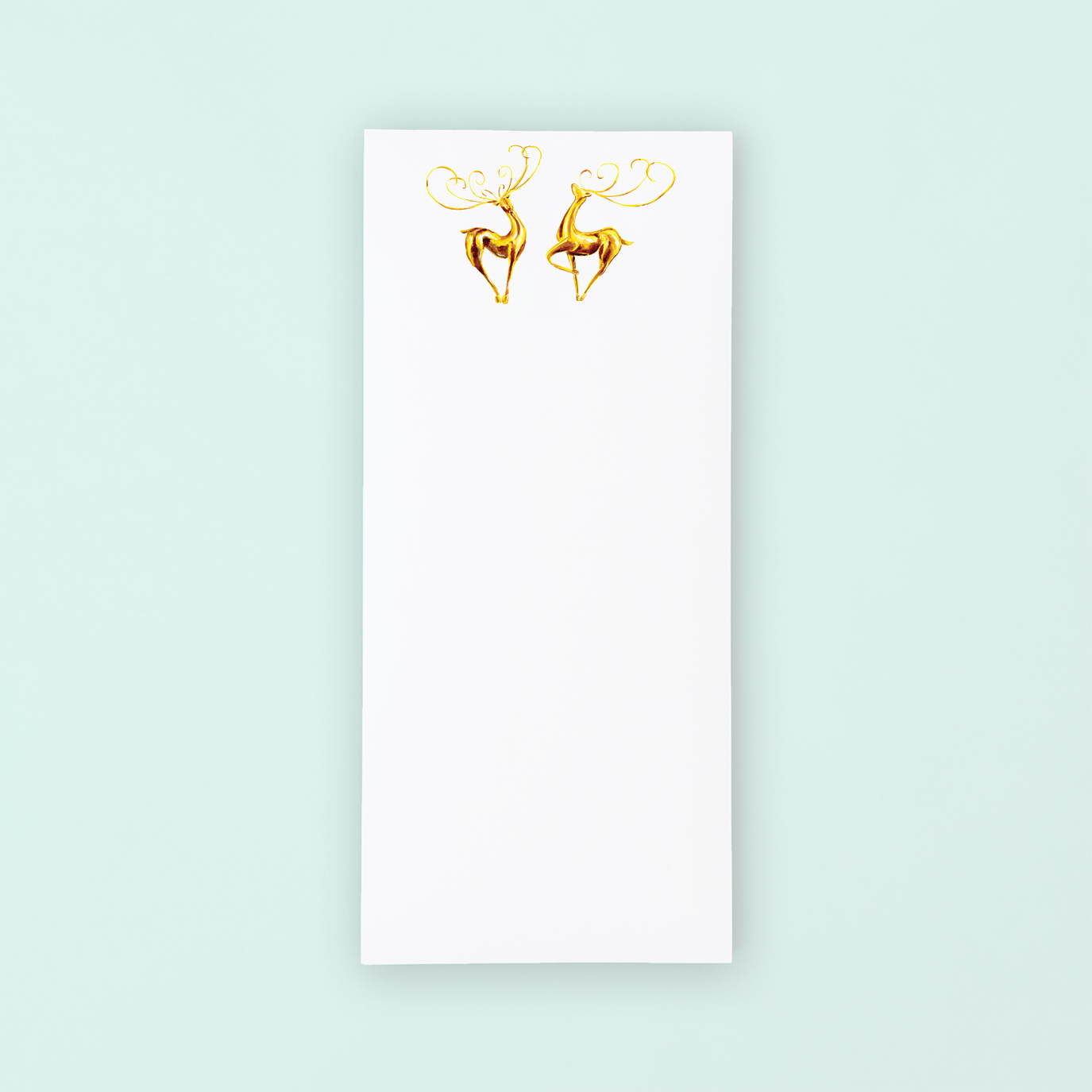 Gold Deer Lists Pad