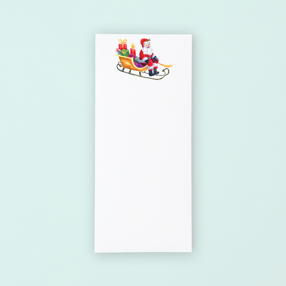 Santa Sleigh Lists Pad