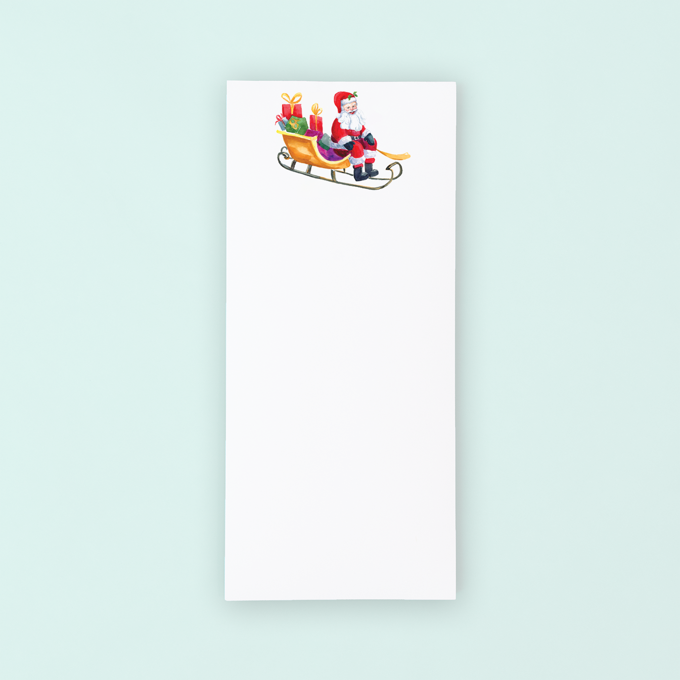 Santa Sleigh Lists Pad