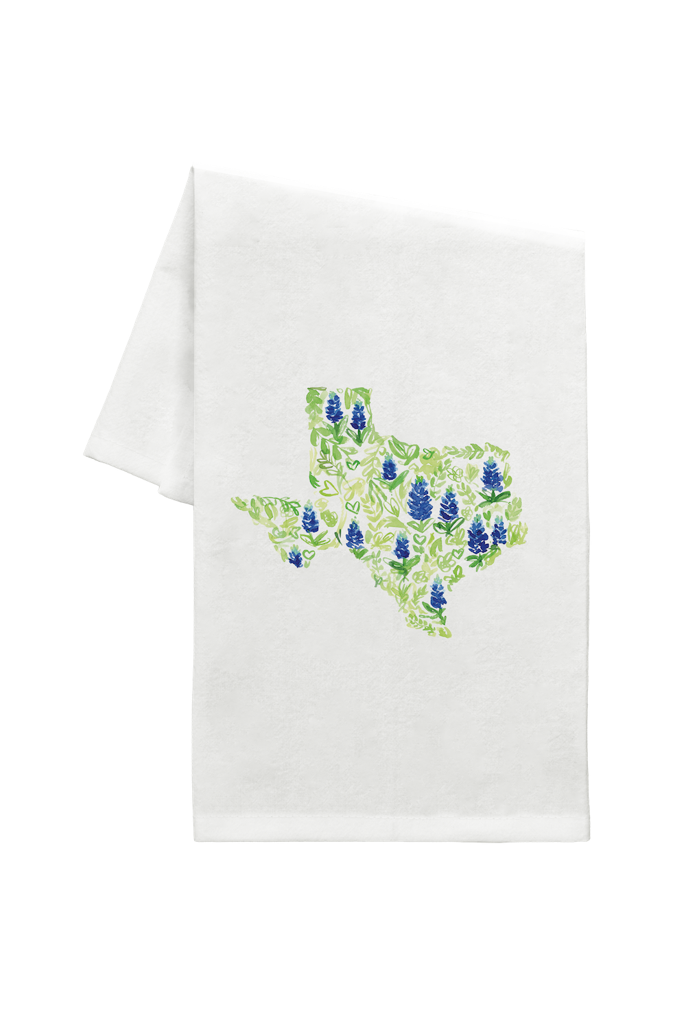 Texas In Bluebonnets Tea Towel